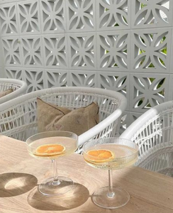 Ribbed Cocktail Glass Set - Classica