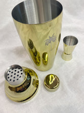Load image into Gallery viewer, Gold Palm Cocktail Shaker
