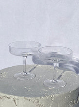 Load image into Gallery viewer, Ribbed Cocktail Glass Set - Classica
