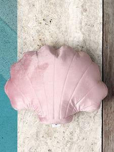 Velvet Scallop Shell Cushion